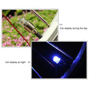 2 PCS Bike Supplies Neon Strobe LED Tire Valve Caps lights