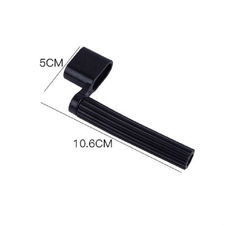 10 PCS ABS Upper Chord Equipment String Pulling Cone for Guitar(Black)