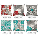 2 PCS Waterproof Antifouling & Oil Proof Pillowcase Living Room Home Printing Polyester Linen Sofa Cushion Without Pillow Core, Size: 45x45cm(SF001-8)