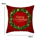 3 PCS Christmas Peach Skin Cartoon Sofa Pillowcase Without Pillow Core, Size: 45x45cm(TPR334-14)