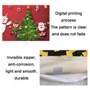 3 PCS Christmas Peach Skin Cartoon Sofa Pillowcase Without Pillow Core, Size: 45x45cm(TPR334-14)