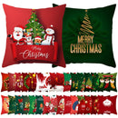 3 PCS Christmas Peach Skin Cartoon Sofa Pillowcase Without Pillow Core, Size: 45x45cm(TPR334-14)