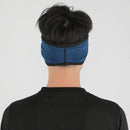 Outdoor Windproof Warm Earmuffs Winter Anti-Frostbite Elastic Earmuffs(Black blue black bottom)