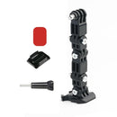 2 Set Cycling Helmet Adhesive Multi-Joint Arm Fixed Mount Set for DJI Osmo Action, GoPro HERO9 Black / HERO8 Black /7 /6 /5 /5 Session /4 Session /4 /3+ /3 /2 /1, Xiaoyi and Other Action Cameras Style 4