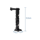 2 Set Cycling Helmet Adhesive Multi-Joint Arm Fixed Mount Set for DJI Osmo Action, GoPro HERO9 Black / HERO8 Black /7 /6 /5 /5 Session /4 Session /4 /3+ /3 /2 /1, Xiaoyi and Other Action Cameras Style 4