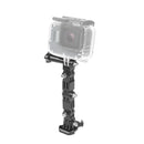 2 Set Cycling Helmet Adhesive Multi-Joint Arm Fixed Mount Set for DJI Osmo Action, GoPro HERO9 Black / HERO8 Black /7 /6 /5 /5 Session /4 Session /4 /3+ /3 /2 /1, Xiaoyi and Other Action Cameras Arm Holder