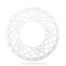 Litepro LP Single Disk Folding Bicycle Tooth Disc Spiry Disk(56T Silver)
