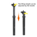 ZOOM Bicycle Hand-Controlled Lifting Rod Mountain Highway Bicycle Sitting Tube, Style: 30.9mm Seat Tube