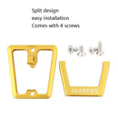 Litepro Split Pig Nose Rest Aluminum Alloy Front Shelf Installed Seat(Gold)