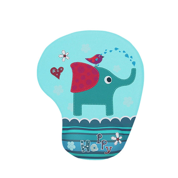 2 PCS Silicone Comfortable Padded Non-Slip Hand Rest Wristband Mouse Pad, Colour: Elephant