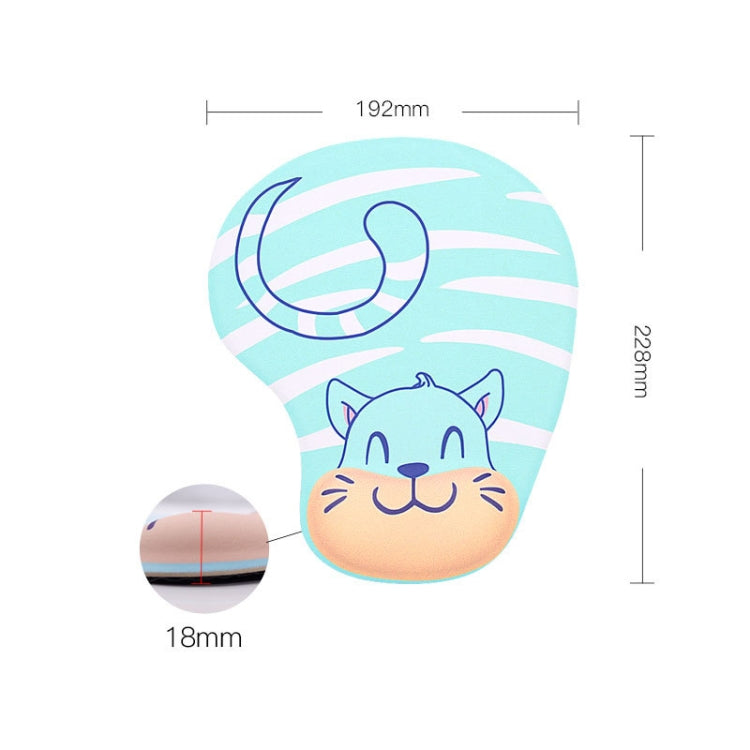 2 PCS Silicone Comfortable Padded Non-Slip Hand Rest Wristband Mouse Pad, Colour: Elephant