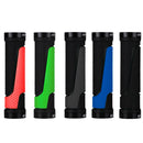 2 Pairs BG-0404 Bicycle Rubber Handle Cover The Mountain Bike Bilateral Lock Dead Anti-Slip Handle Cover(Green)