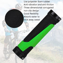 2 Pairs BG-0404 Bicycle Rubber Handle Cover The Mountain Bike Bilateral Lock Dead Anti-Slip Handle Cover(Blue)
