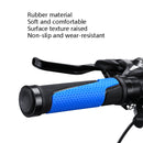 2 Pairs BG-0404 Bicycle Rubber Handle Cover The Mountain Bike Bilateral Lock Dead Anti-Slip Handle Cover(Grey)