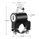 2 PCS Electric Car Helmet Lock Anti-Theft Fixed Multi-Function Lock Bicycle Handle Fixed Helmet Anti-Theft Lock Helmet Lock + Reminder Rope