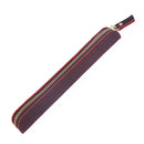 Retro Simple Leather Stylus Leather Zipper Pen Protection Case Crazy Horse Skin Mini Pen Case(Wine Red)
