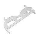 3 PCS CYCLINGBOX Mountain Bicycle Chain Wear Measuring Ruler Measuring Chain Ruler Inspection Tool(Silver)