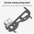 3 PCS CYCLINGBOX Mountain Bicycle Chain Wear Measuring Ruler Measuring Chain Ruler Inspection Tool(Silver)