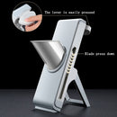 Hand Cutting Cutter Kitchen Lever Slicer Pressing Grater(Simple Blue)