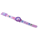 JNEW A369-86366 Children Waterproof Time Cognitive Cartoon Quartz Watch(Butterfly Manor)