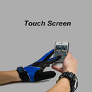 Boodun Bicycle Gloves Long Finger Cycling Glove Sports Outdoor Elastic Touch Screen Gloves, Size: M(Silver)