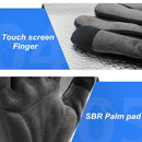 Boodun Bicycle Gloves Long Finger Cycling Glove Sports Outdoor Elastic Touch Screen Gloves, Size: L(Silver)