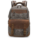 K813 Retro SLR Camera Bag Canvas Shoulder Computer Camera Bag(Grey)