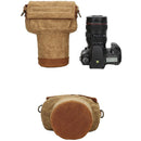 K-809 Shock-Absorbing And Drop-Proof Camera Shoulder Bag SLR Liner Protection Bag(Khaki)