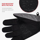 Boodun Five-Finger Ski Gloves Windproof Waterproof Finger Touch Screen Keep Warm Gloves, Size: M(Army Green)