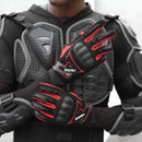 Boodun Motorcycle Electric Car Gloves Riding Off-Road Men And Women Racing Breathable Anti-Fall Gloves, Size: M(Black Red)