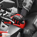 Boodun Motorcycle Electric Car Gloves Riding Off-Road Men And Women Racing Breathable Anti-Fall Gloves, Size: M(Black Red)