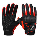 Boodun Motorcycle Electric Car Gloves Riding Off-Road Men And Women Racing Breathable Anti-Fall Gloves, Size: XL(Black Red)