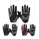 Boodun Riding Gloves Splicing Long Finger Bike Gloves Outdoor Sports Gloves, Size: M(Green)