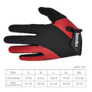 Boodun Riding Gloves Splicing Long Finger Bike Gloves Outdoor Sports Gloves, Size: M(Red)