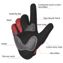 Boodun Riding Gloves Splicing Long Finger Bike Gloves Outdoor Sports Gloves, Size: XL(Green)