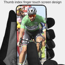 Boodun Long Finger Cycling Gloves Outdoor Sports Hiking Bike Gloves, Size: L(Black)