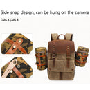K-807 SLR Camera Storage Bag Waterproof Canvas Photography Liner Bag, Colour: S (Khaki)