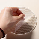 Round Diameter 15cm Acrylic Texture Background Board Photo Props Decorative Geometric Ornaments(Thick Stripes)