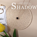 Round Diameter 15cm Acrylic Texture Background Board Photo Props Decorative Geometric Ornaments(Water Ripple)