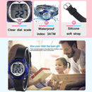 JNEW 9688-4 Children Multi-Function Colorful Backlight Waterproof Sports Electronic Watch(White)