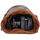 K-116 Multifunctional Camera Storage Liner Bag Single-Shoulder Diagonal Camera Bag(Gray)