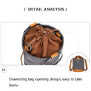 K-116 Multifunctional Camera Storage Liner Bag Single-Shoulder Diagonal Camera Bag(Gray)