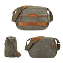 3037 SLR Camera Bag Shoulder Waterproof Messenger Camera Bag(Khaki)