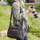 3037 SLR Camera Bag Shoulder Waterproof Messenger Camera Bag(Gray)