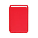 MagSafe Magnetic Leather Card Case Holster For IPhone 12 / 13(Red)