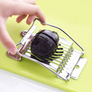 2 PCS Stainless Steel Egg Cutter Egg Splitter(Cutting Egg)