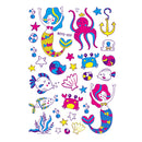 10 PCS Cartoon Fluorescent Glowing Flower Arm Tattoo Sticker(WOYG-009)