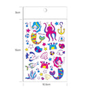 10 PCS Cartoon Fluorescent Glowing Flower Arm Tattoo Sticker(WOYG-019)