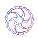 IIIPRO Bike Disc Mountain Bike Hollow Disc Dish Six Nail Brake Pad, Style: 180mm