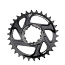 BDSNAIL Mountain Bike Single Disk GXP Direct-Shaped Integrated Disk Positive And Negative Tooth Disc, Colour: 30T (Black)